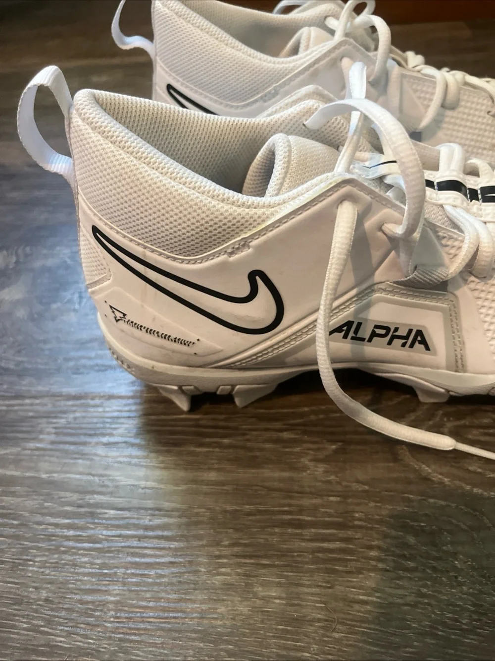 Nike Alpha Football Cleats White US 7.5 Medium (D/M) CV0582-109